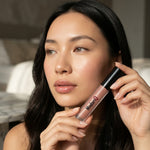 Lip Rescue Kit — model shot A-bathroom-window